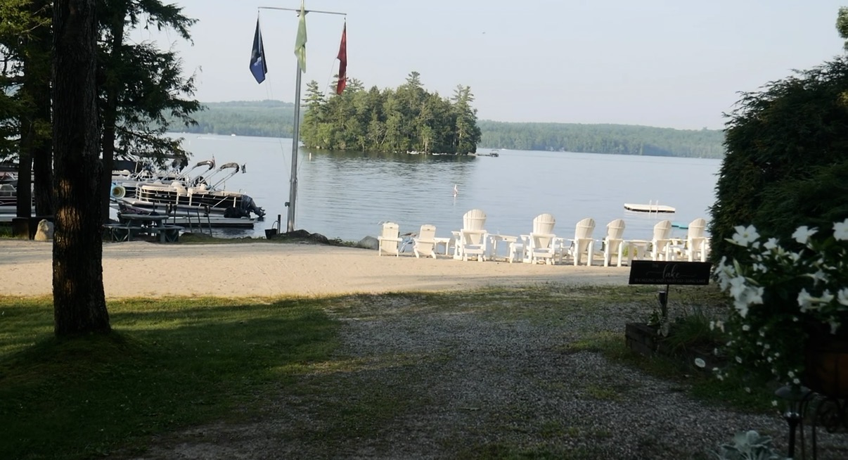 View of Long Lake from Pine Island