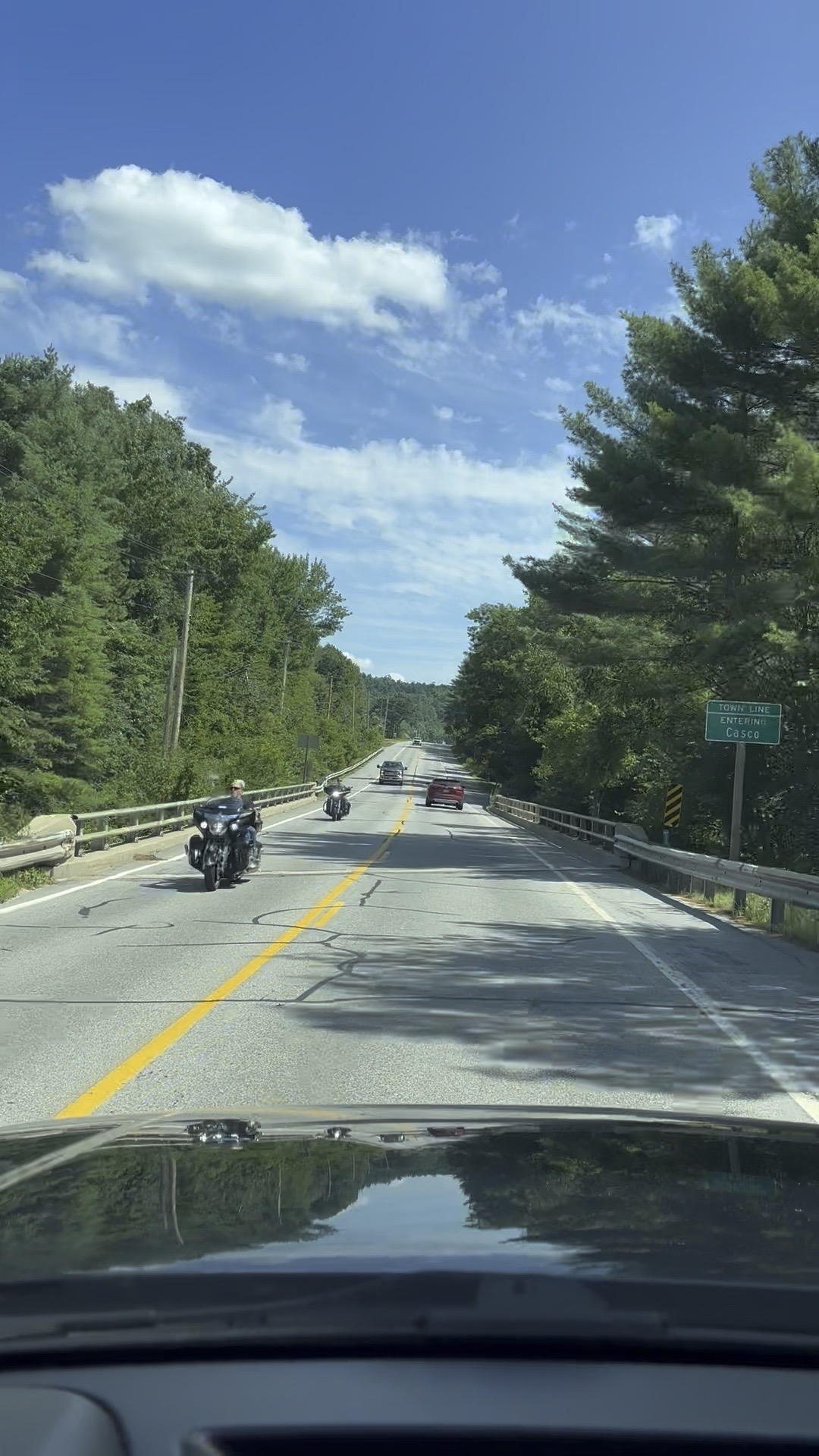 Route 302 passing through Casco
