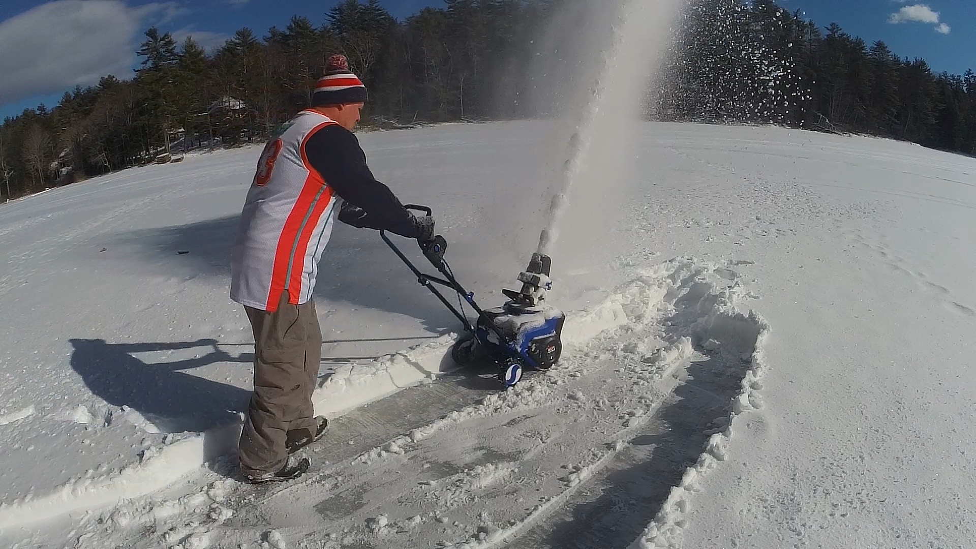 Snow Joe Cordless Snow Blower Review: Is It Worth It for Small to Medium Snow Jobs? - Sebago Lake, Maine