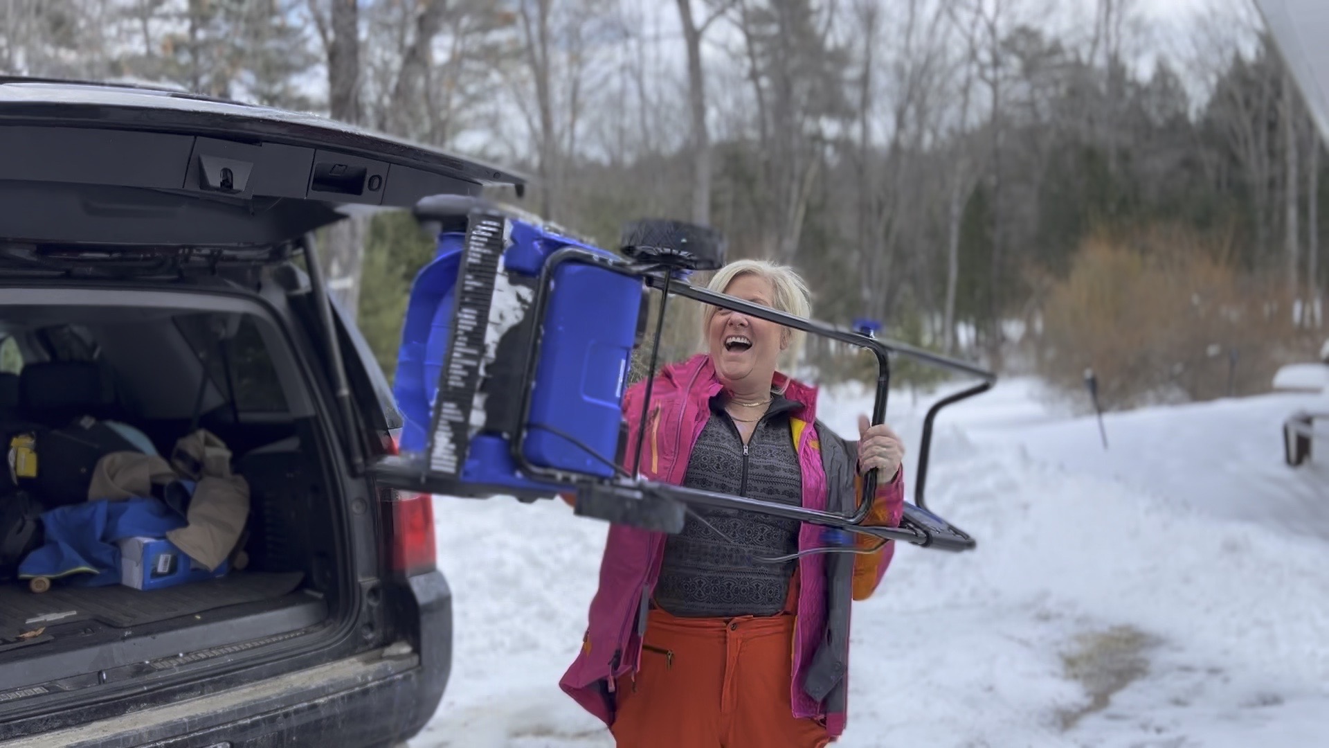 Demonstrating the portability of the Snow Joe